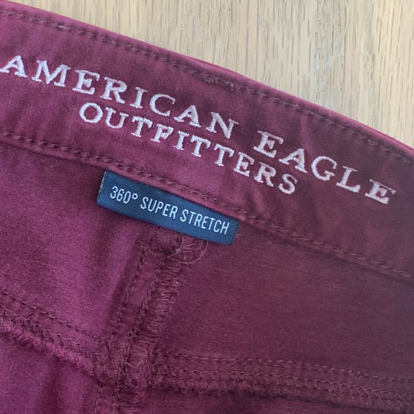 American Eagle stretch wine jegging 8 - Picture 5 of 10